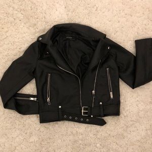 Zara leather jacket